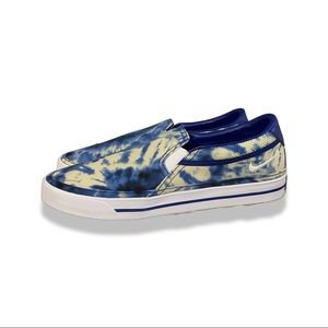 New Nike Court Legacy Tie Dye Slip On Shoes Sneakers MENS